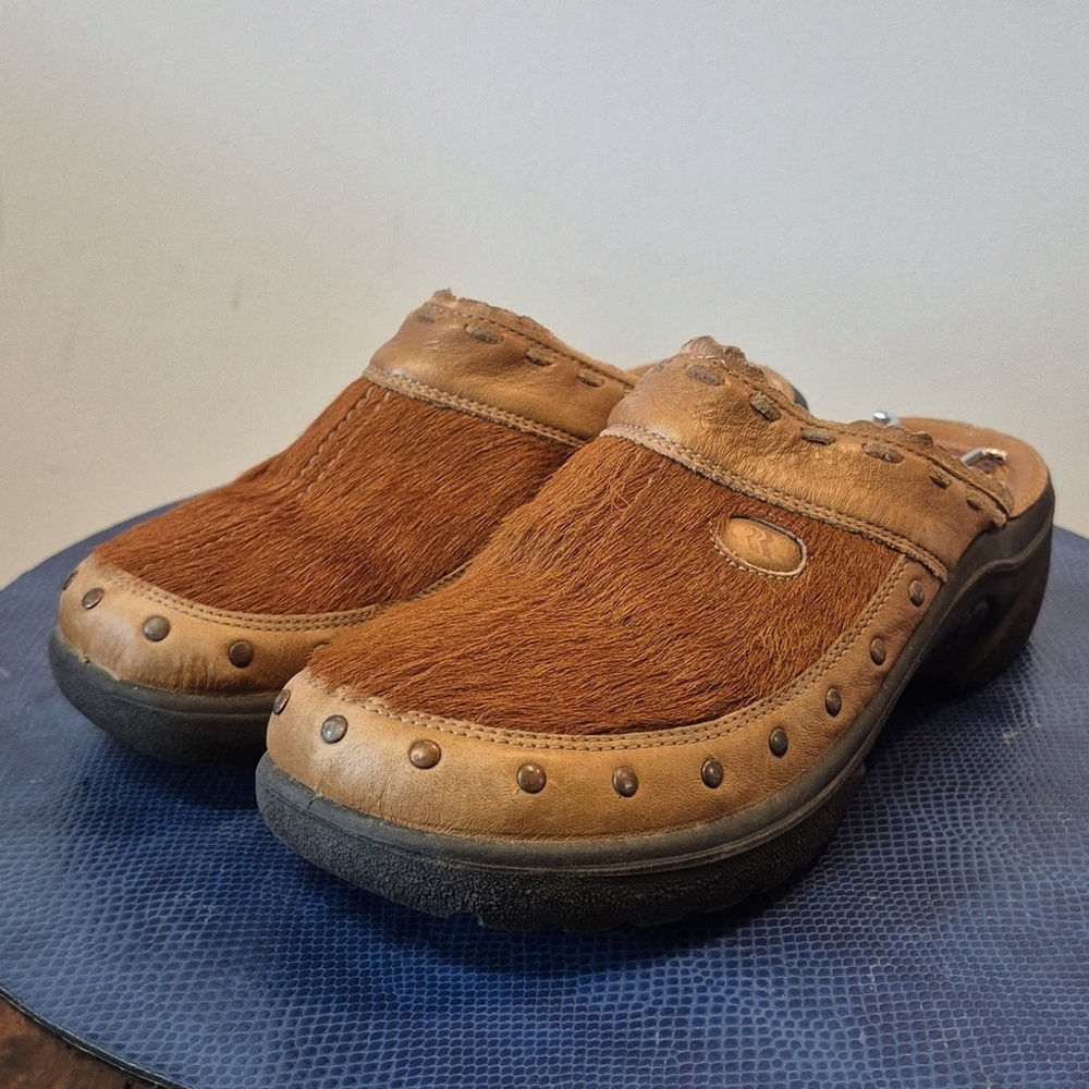 Romika Brown Moccasins Leather Slip-On Comfort (#1687) Vintage Calfhide Sz.7